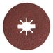 Klingspor 351144 CS 561 Glasvezelschijven voor staal, non-ferrometalen, universeel, X-Lock, 36 korrels, 125 mm x 22 mm, 25 stuks