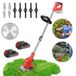 3-in-1 grastrimmer - Telescopische grasmaaier - Met messen - Pour la tonte de l'herbe, la coupe des bordures de pelouse et la taille des buissons