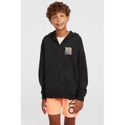 O'Neill sweatvest met backprint zwart