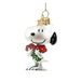 Vondels ornement de Noël Snoopy avec fleurs