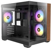 Antec CX600M Midi Tower Zwart, Hout