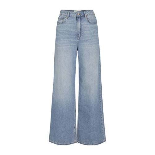 JJXX JJXX high waist wide leg jeans JXTOKYO light blue denim