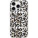 Apple iPhone 16 Pro Leopard Bedrukt Siliconen Hoesje