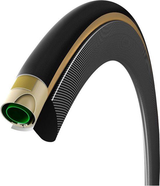 Vittoria Pista Speed Tubular 700c X 23 Stijve Racefietsband Zwart