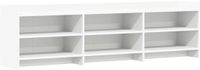 vidaXL TV-kast 168 x 33 x 47 cm Wit Bewerkt hout