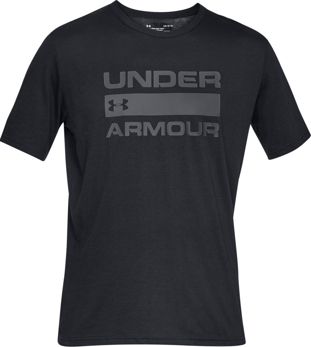 Under Armour Team Issue Wordmark SS Heren Sportshirt - Maat S - Black