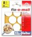 fix-o-moll Patins en feutre adhésifs blanc 28mm Cont. 8 pièces