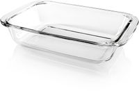 GOURMETmaxx Ovenvorm voor heteluchtfriteuse & oven - 800 ml | Rechthoekige bakvorm van borosilicaatglas