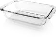 GOURMETmaxx Ovenvorm voor heteluchtfriteuse & oven - 800 ml | Rechthoekige bakvorm van borosilicaatglas