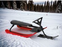 HAMAX Downhill Ski-Slee - Slee met stuur en rem - Gebruiksvriendelijk