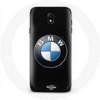 Maniacase Hoesje voor Samsung Galaxy J5 2017 BMW Logo zwarte achtergrond