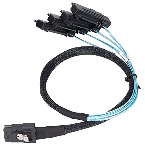 Onewer SAS naar -kabel, MINI SAS-kabel SFF-interface Compacte draagbare SAS naar voor ServeRAID MR10i