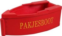 KlikA Houten pakjesboot Rood