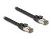 DeLOCK 80243 câble réseau Noir 5 m Cat6a U/FTP (STP) Rond