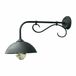 Loberon Wandlamp voor buiten Lupia zwart