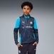 PUMA Olympique de Marseille trainingstop met kwartrits, Blauw, Maat 15-16Y