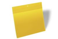 Durable 174804 etikethouder, geel, A4, 10 stuks