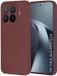 Techsuit Soft Flex Silicone Back Cover - Plum Red - Geschikt voor Xiaomi 17T Pro