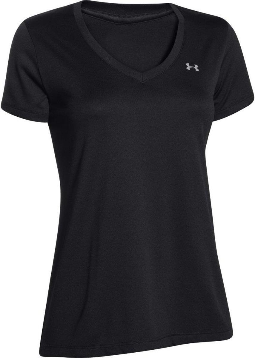 Under Armour Tech SSV Solid Sportshirt - Dames - Maat M - Zwart