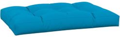 vidaXL Palletkussen 120x80x12 cm stof blauw