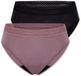 Schiesser 2PACK Rio Menstruatie onderbroekje - Schiesser Care Dames Onderbroek - zwart/mauve