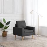 Maison Exclusive Fauteuil, gris foncé, rembourré