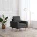 Maison Exclusive Fauteuil, gris foncé, rembourré
