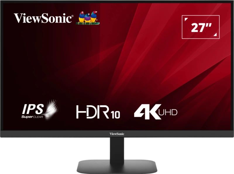 Viewsonic VA2708-4K-HD computer monitor 68,6 cm (27\") 3840 x 2160 Pixels 4K Ultra HD LED Zwart