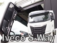 heko Iveco S Way zijwindschermen licht getint pasvorm voor in het raamstijl spoilers windgeleiders raamgeleiders regenkappen set a 2 stuks pasvorm Team Heko