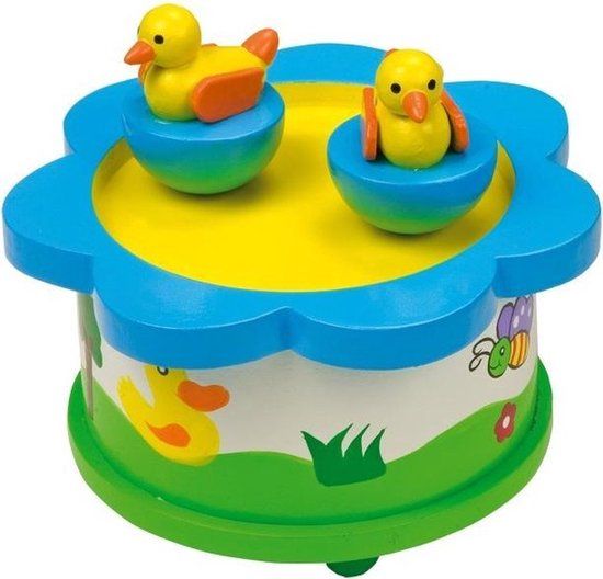 Small Foot Houten Muziekdoos Eendendans - Educatief Spel - Multicolor