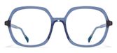Mykita Farah Lunettes De Vue Unisexe Bleu Géométrique 54mm