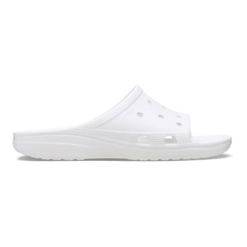 Crocs Slide-sandaal voor dames, wit, 36 EU