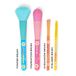 Legami - Set van 4 make-upkwasten, Oh My Glow! Daisy-thema, inclusief Powder Foundation Eyeshadow-eyeliner Brush, 100% veganistisch, reisformaat