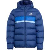 adidas Gevoerde hooded synthetische kinderenjas met rits