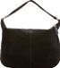 s.Oliver Leren Schoudertas Shoulder Bag Grey / Black Zwart