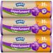 Swirl Pedaalemmerzakken Geparfumeerd Vanille & Lavendel met Trekband 35 liter - 3 x 9 stuks