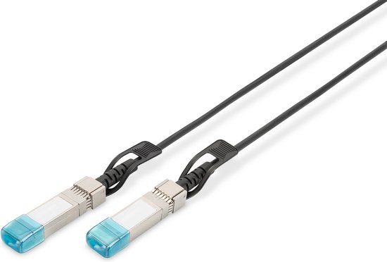 Digitus DN-81226 Glasvezel kabel - 10 m - SFP+ - Zwart