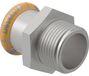 Geberit GE Mapress Thermo overgang, diameter 15 mm x R3/4, NPW, 1 stuk.