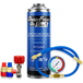 Ralerfresh Pack Gaz Réfrigérant Ralerfresh Rc 1 Bouteille R134a 5en1 500ml Avec Manomètre Rf32, Flexible Et Connecteurs