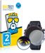 BROTECT - Screenprotector voor Casio Edifice ECB 2000 - Folie Beschermfolie transparant volledig dekking - 2 Stuks