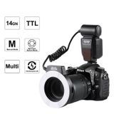 K&amp;F Concept K&F Concept TTL macro ringflitser voor Nikon (KF-150)
