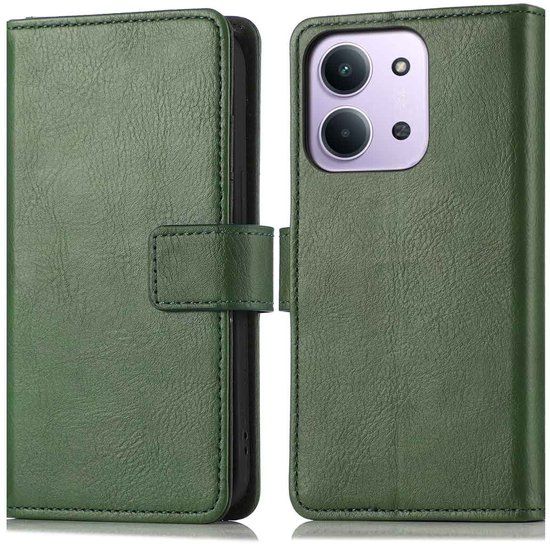 imoshion Luxe Bookcase - Geschikt voor Xiaomi Redmi 15C (5G) - Groen