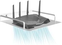 Merkloos / Sans marque HORCONDORM S.R.L. Wandgemonteerde router opslagrek, wifi-router -opslagtange, enkele laag, wifi-router opbergrek router, wifi, wit