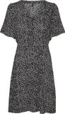VERO MODA VMALBA SS SHORT DRESS WVN NOOS Dames Mini jurk Zwart