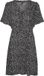 VERO MODA VMALBA SS SHORT DRESS WVN NOOS Dames Mini jurk Zwart