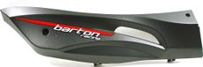 Falcon 50, Falcon 125, 2 pièces, garniture de seuil droite, noir/rouge
