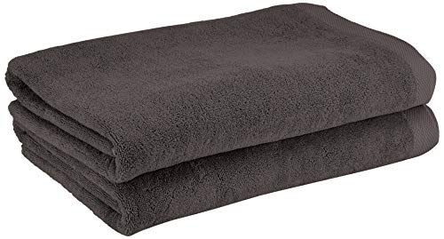 Heckett & Lane Bath Beach Towel - Dark Gull Grey - 90 x 180 cm - 2 Pieces