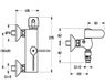 Hansa Tempra - Thermostatische douchemengkraan, chroom 08240282