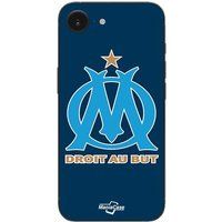 Icecat Coque Pour Iphone 16E logo om olympique de marseille bleu Fond