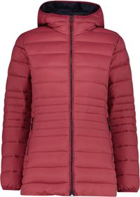 CMP Longue veste matelassée zippée avec capuche Sorona Aura pour femmes